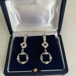 Beautiful faux diamond/CZ earrings